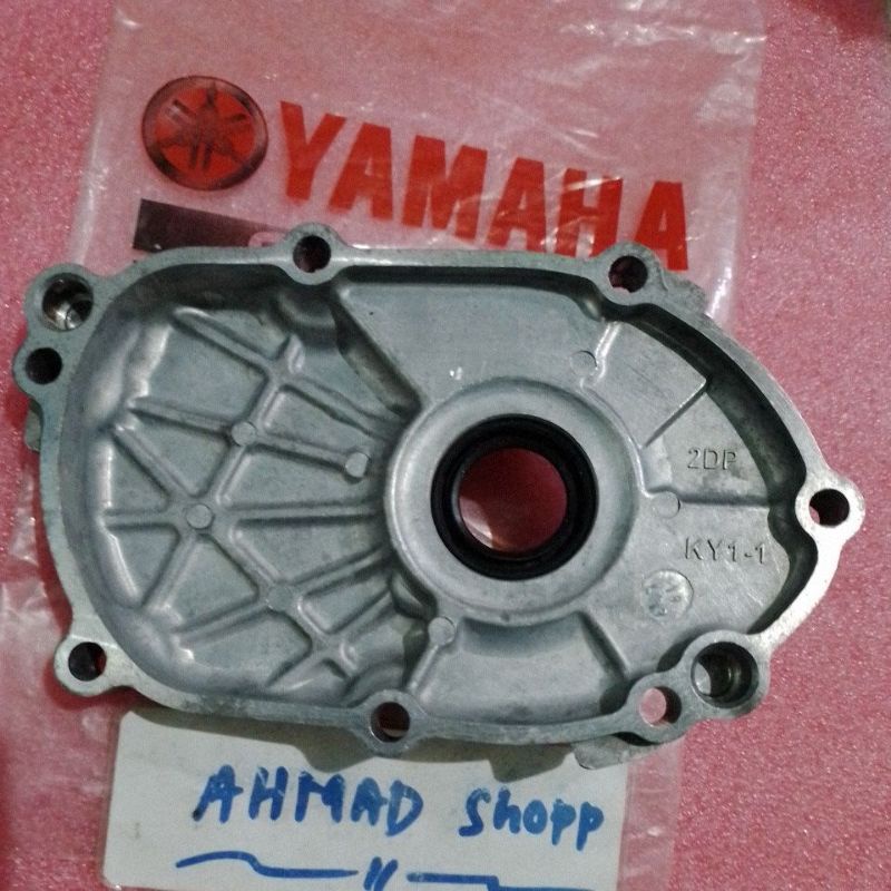 cover cap blok tutup pompa oli cover dudukan spull magnet yamaha nmax 2dp ori