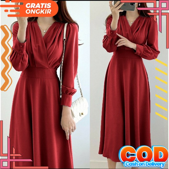 Terbaru  Dress Yuvi Dress Brokat Payet Mix Tulle Dot Dress Wanita Dress Natal Dress Gereja Dress Kon