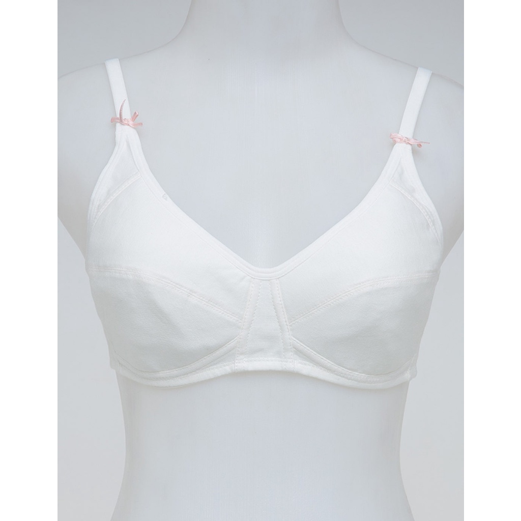 Young Hearts Cotton Basic Junior Bra Comfort Wanita 106129272