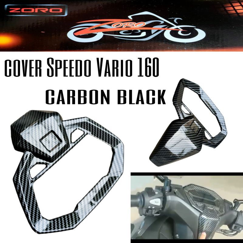 cover Speedo meter Carbon Zoro vario160 Carbon black ZORO