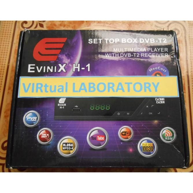 Set Top Box Stb Dvbt2 / Penerima Siaran Tv Digital Evinix Murah