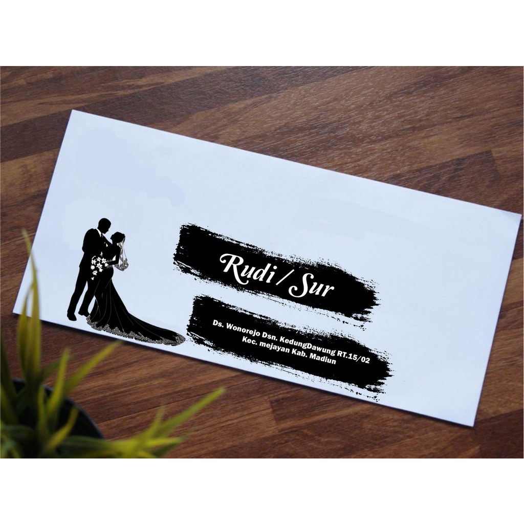 

Amplop kondangan custom nama/alamat/murah