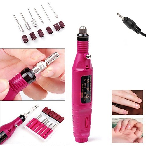 Electric Nail Drill Grinding Manicure Machine Mesin Kikir Amplas Kuku Listrik Nail Art Pen Pedicure