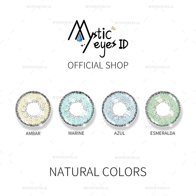 [✅COD] MYSTICEYES SOFTLENS NATURAL COLORS SERI 14MM (NORMAL)