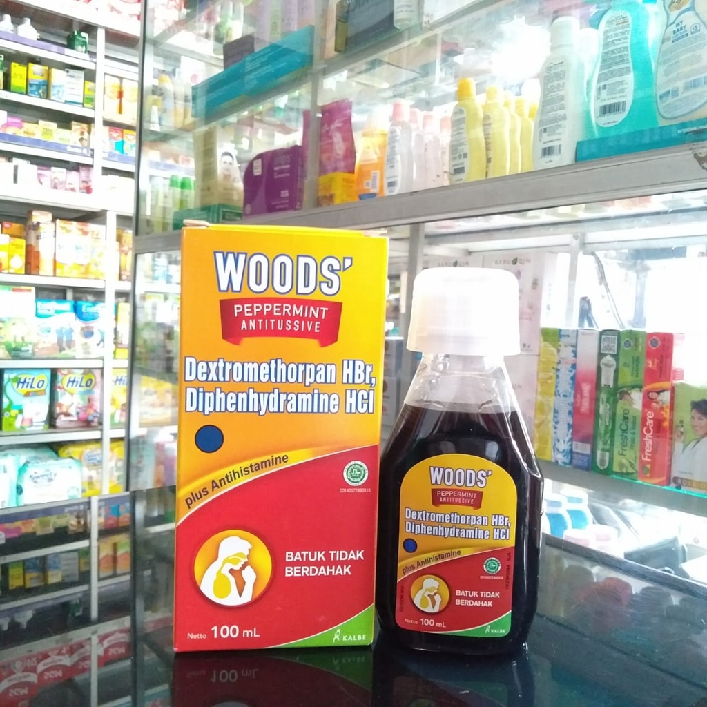 WOODS ANTITUSSIVE 100 ML BATUK TIDAK BERDAHAK