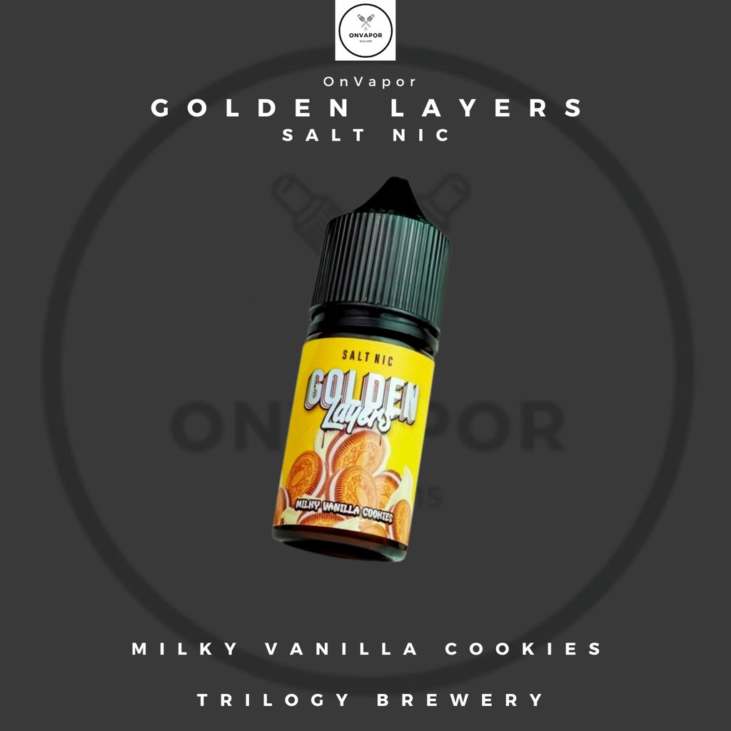 Jual Golden Layers Salt Nic Liquid By Trilogy Brewery Shopee Indonesia