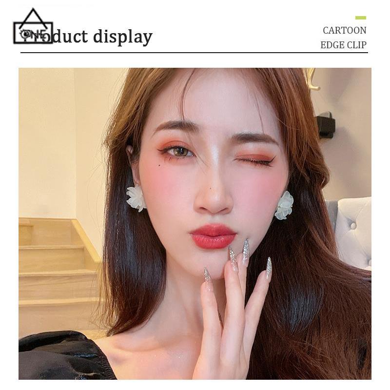 COD❤️Anting Tusuk Wanita Bentuk Bunga Bahan Akrilik Gaya Korea Untuk Musim Semi Panas-A.one