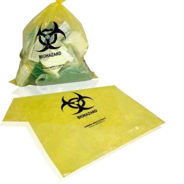 

Kantong Plastik BioHazard 60x80cm pak isi 50