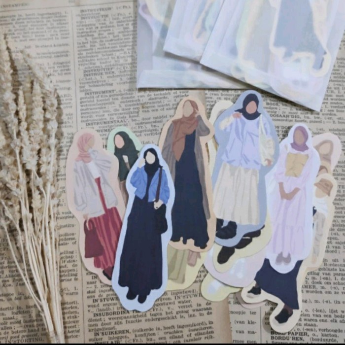 

Jurnal Moslem Girl Sticker / Journal Sticker Hijab By Nikku Nakku