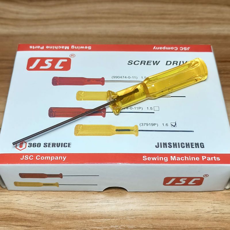 Obeng / screwdriver Jarum Obras- Kamkut Bulat 1,6mm Kuning