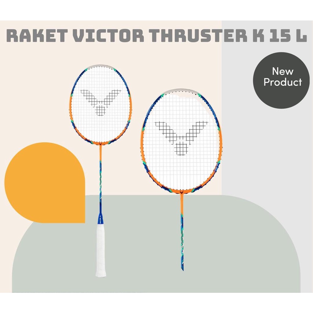 Raket Badminton Victor Thruster K 15L Original Raket Victor