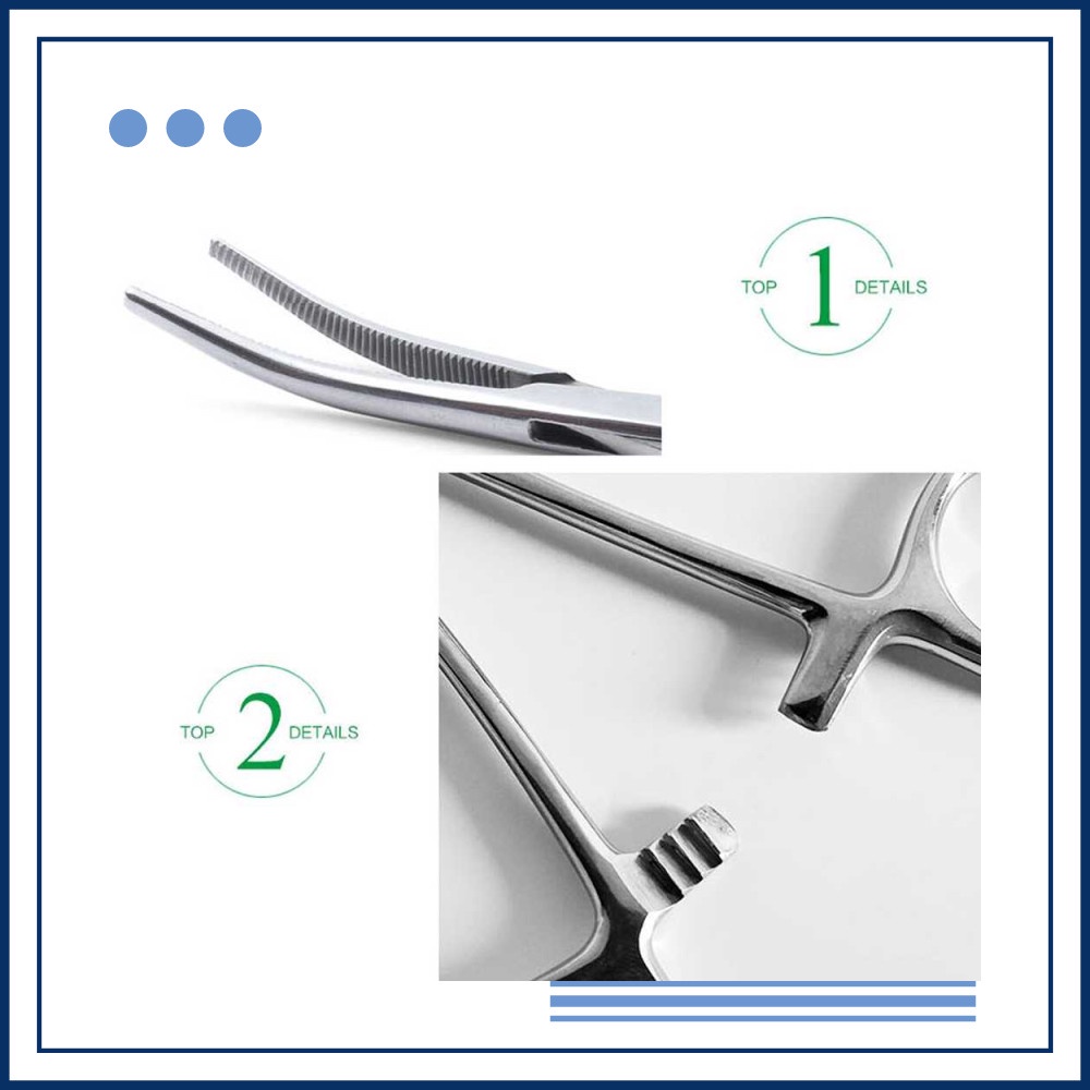 

Promo Kitbakechen Gunting Operasi Medis Hemostat Elbow 12.5cm - J4-682 Elegan
