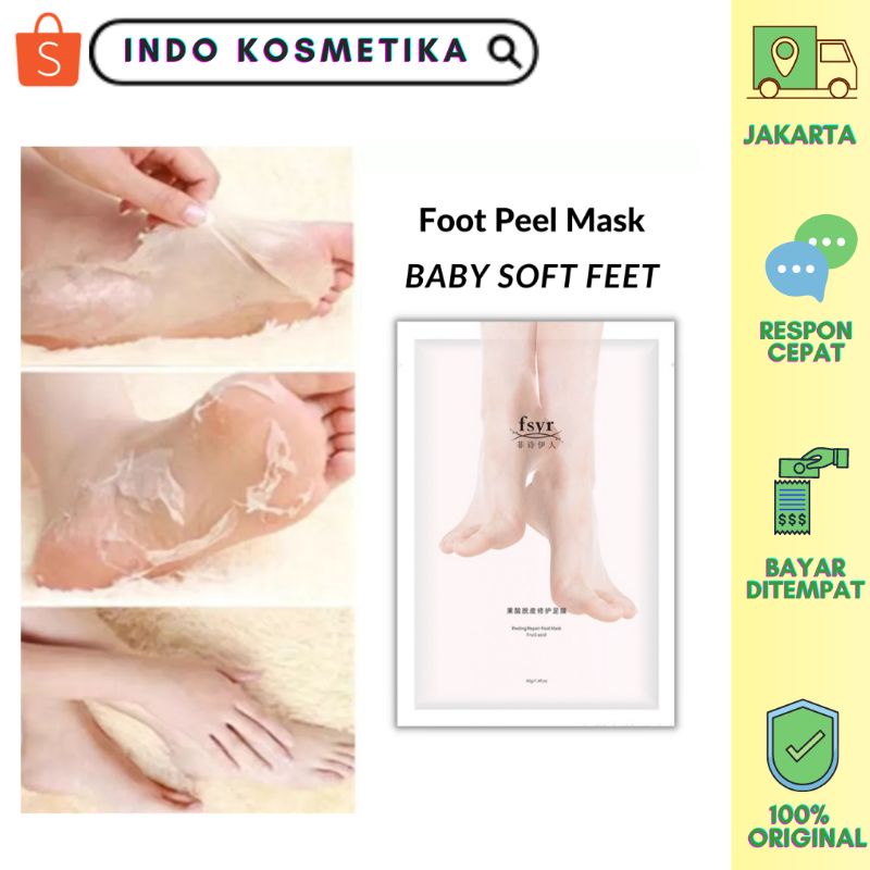 FOOT PEEL MASK Masker Kelupas Kaki Kering Kapalan Pecah Pecah