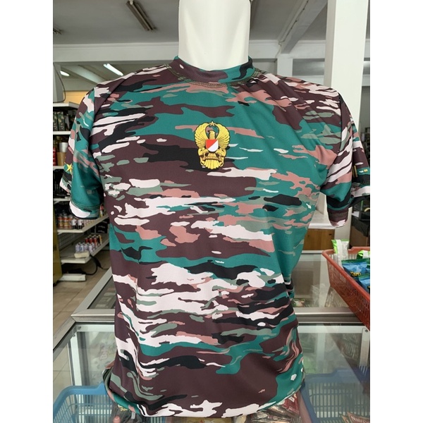 KAOS JERSEY LORENG TNI AD 2022 TERBARU BAHAN DRYFIT POLIESTER 100%