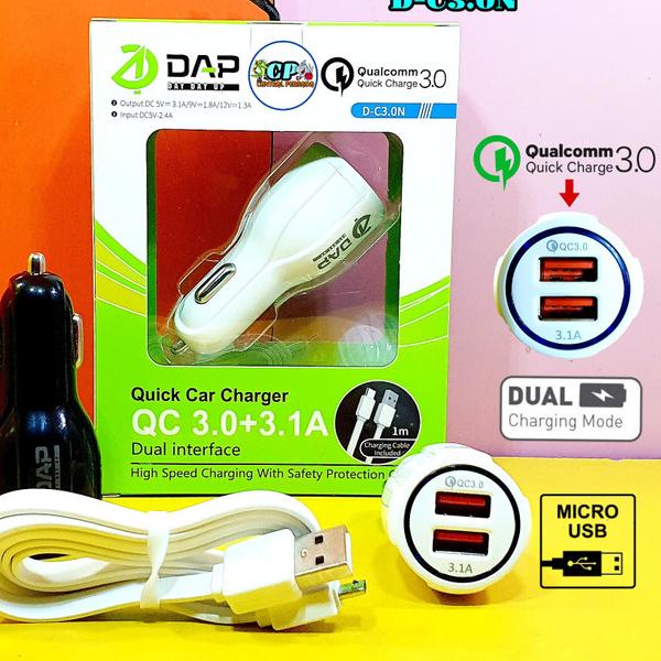 Car Charger DAP Qualcomm D-C3.0N