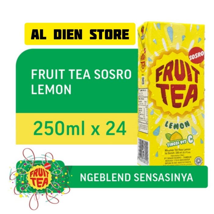 

TERMURAH Fruit Tea Kotak 250ml Sekarton 24pcs /TEH DIET/TEH PELANGSING/TEH HIJAU/TEH JATI CINA/TEH