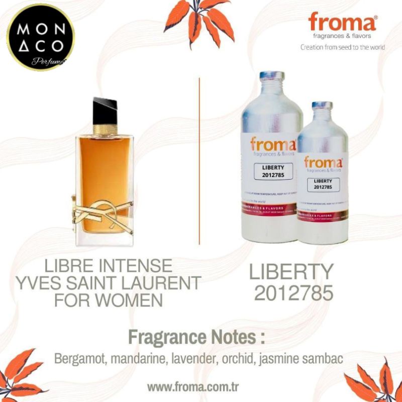 BIBIT PARFUM LlBRE. BY FROMA - ASLI 100%