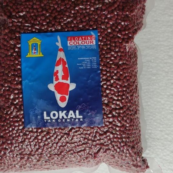 PAKAN IKAN KOI LOKAL TAK GENTAR LTG 1KG 1 KG - COLOUR