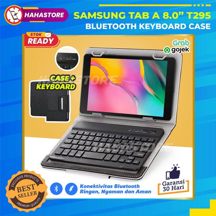 Keyboard Samsung Tab A 8.0 A8 8 2019 T295 Wireless Keyboard Flip Case Casing