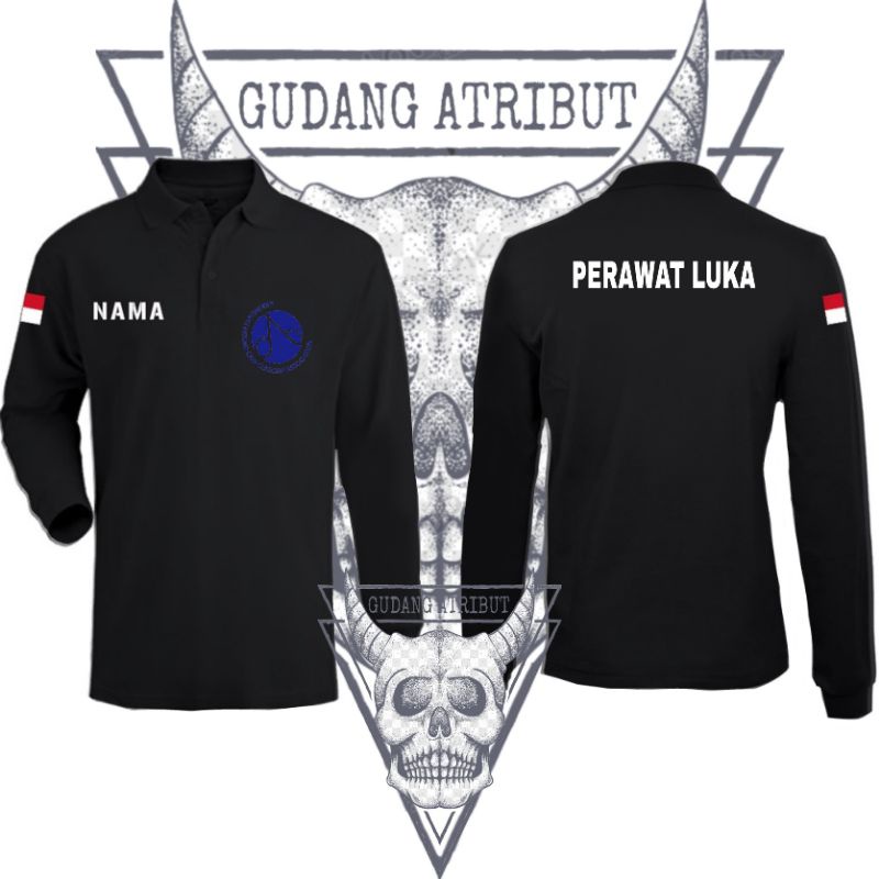 KAOS.POLOSHIRT.LENGAN.PANJANG.PERAWAT.LUKA.