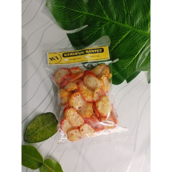 

Kerupuk Seblak Pedas Krupuk Bawang Bantet Pedas gurih renyah