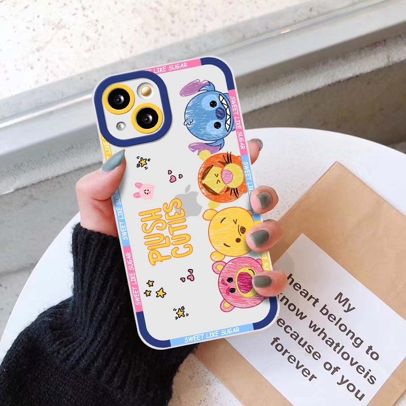 PLUSH CUTIES ANGEL EYE case redmi m5 20i 12 10 7a 9 9a 9c note 10 4g 5g pro 11 8 9 mi 11 lite a1 2022 infinix hot  smart 4 12 play 10s 6 12i pocophone c40 m4 7 4a 8a 8 10c 9t m3 7 11t x3 5a 6a