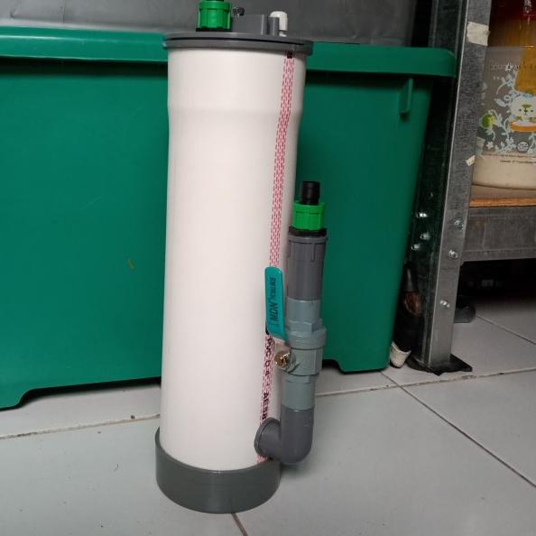 Filter Canister Diy Tabung Only - Putih