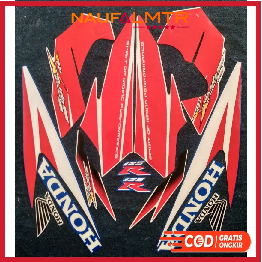 stiker striping honda supra x 125R 2006