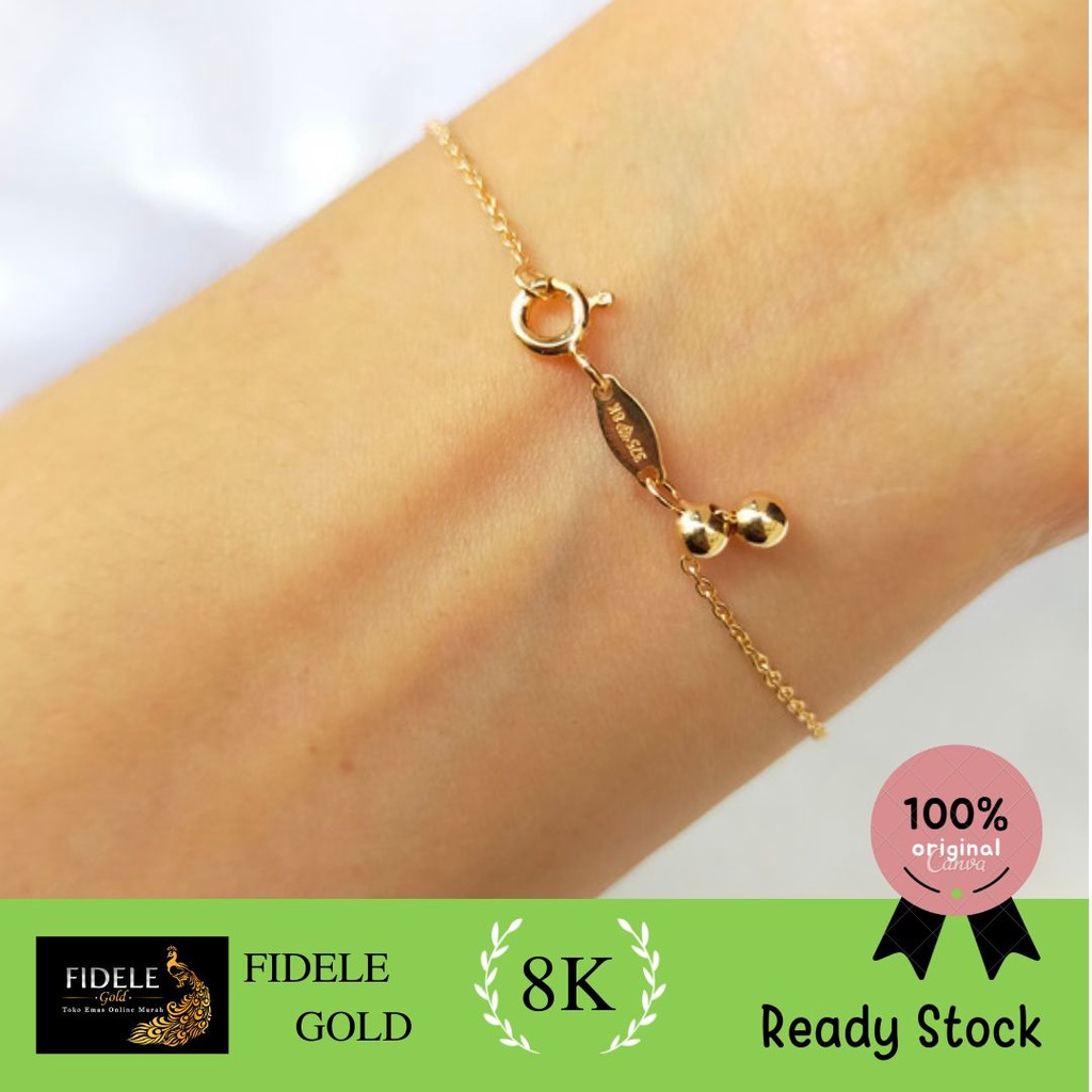 Gelang serut polos emas kuning toko emas murah online surabaya 375