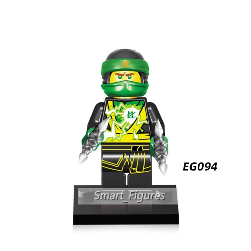 Action Figure Mini Ninjago Mr.E Ultra Violet Hutchins Samurai X Jay Walker Lloyd EG18013 Untuk Hadiah