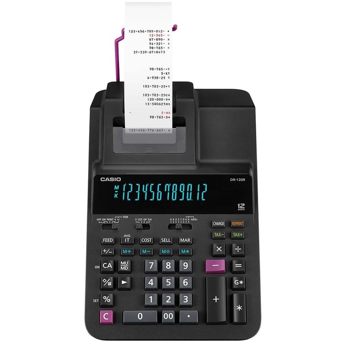 

Calculate Casio Calculator Dr 120 R / Calculator Printing