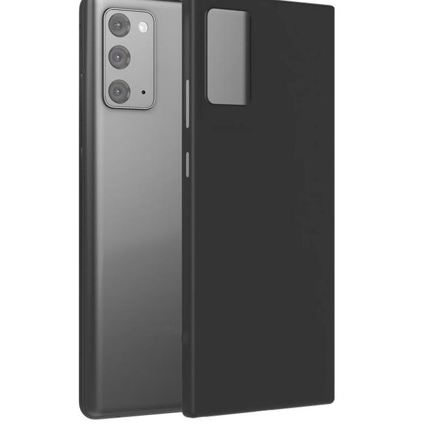 Asenaru Galaxy Note 20/Ultra Case Super Slim Signature Casing - Galaxy Note 20,Hitam