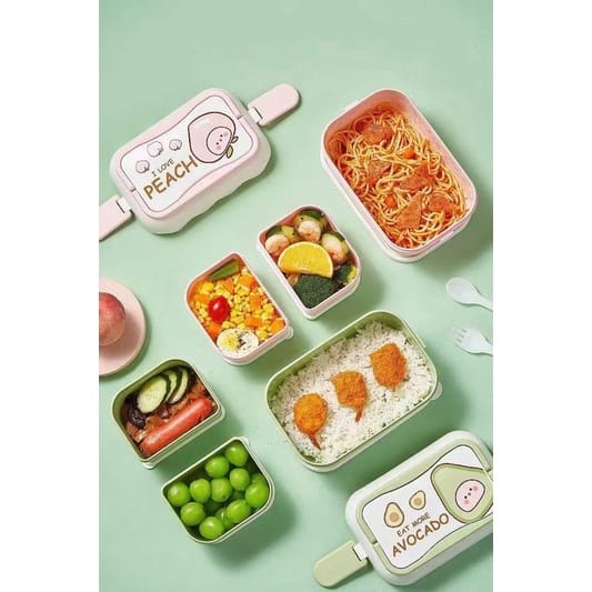 Kotak Bekal Anak Piknik Unik Karakter / Kotak Bekal Bertingkat Anak Karakter
