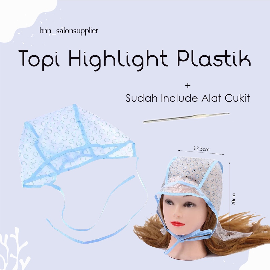 Topi Highlight Bleaching Pewarnaan Alat Semir Cat Rambut Salon