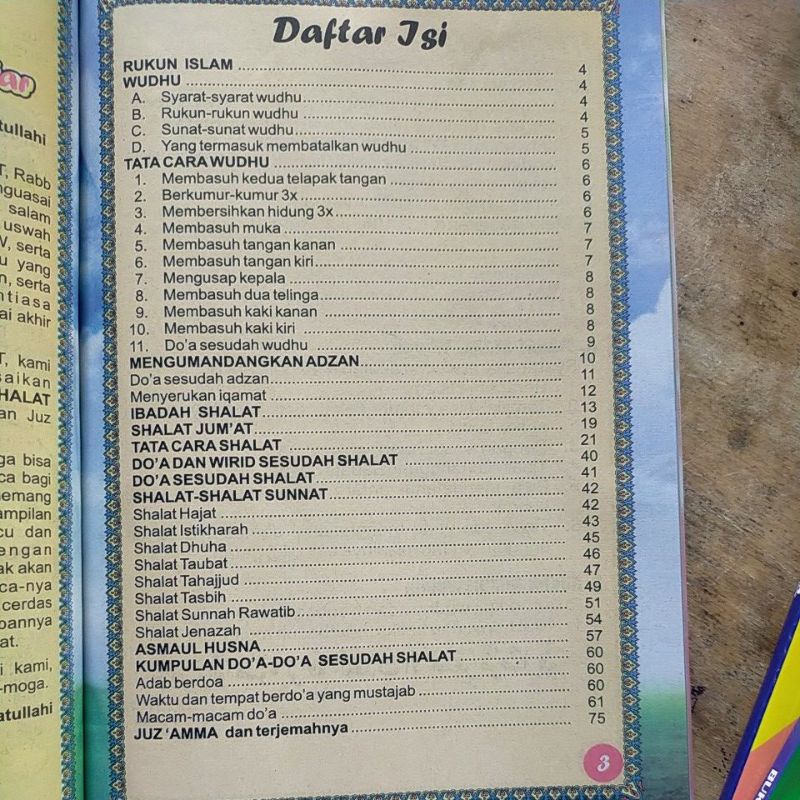 ORI buku belajar sholat dan berdoa dilengkapi juz amma untuk anak edisi terbaru penerbit ITA