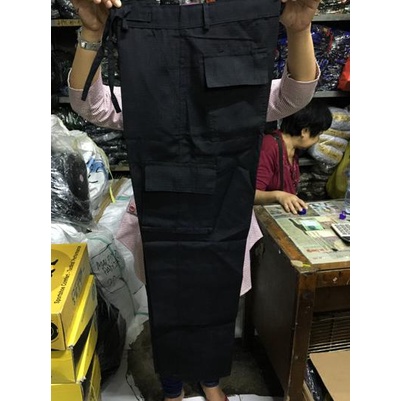 Celana PDL Satpam Celana PDL Security Celana Kerja - M, Hitam