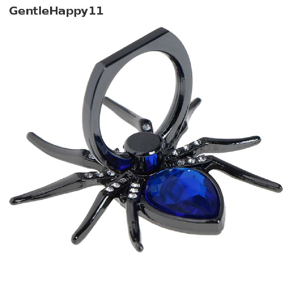 Gentlehappy Metal Spider Ring Holder 360 Rotate Phone Stand Tempat Handphone id