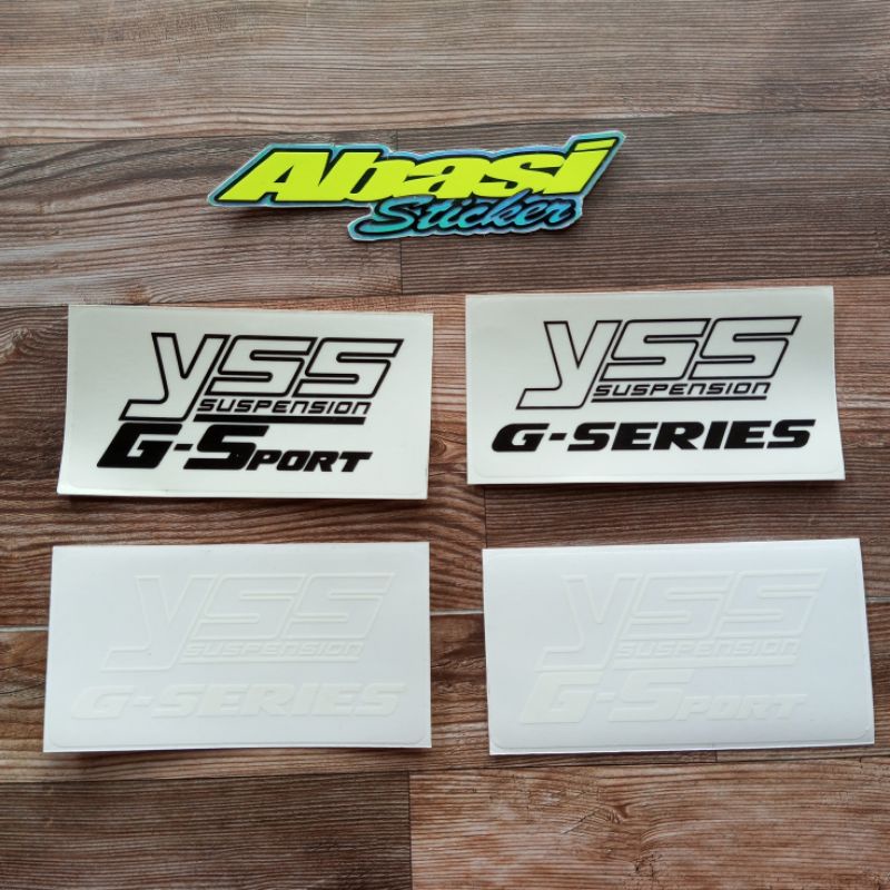STICKER YSS G-SERIES DAN YSS G- SPORT TRANSFARAN