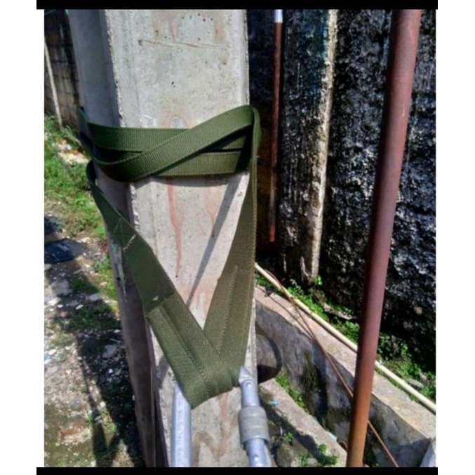 Tali webbing Original Jatah TNI webbing tubular seat harness