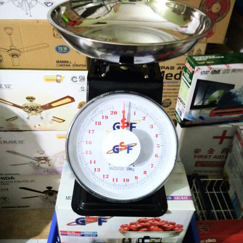 Timbangan Analog Manual GSF/cr0nw 20 Kg - Timbangan Buah GSF ORI