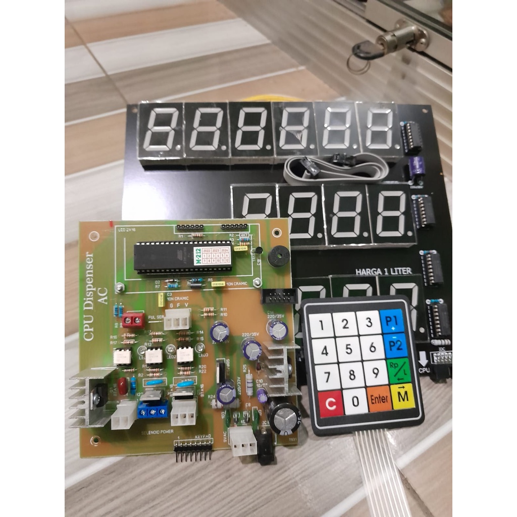 CPU Pom Mini Set IC Atmega 16/32 Program Standar Pertamini