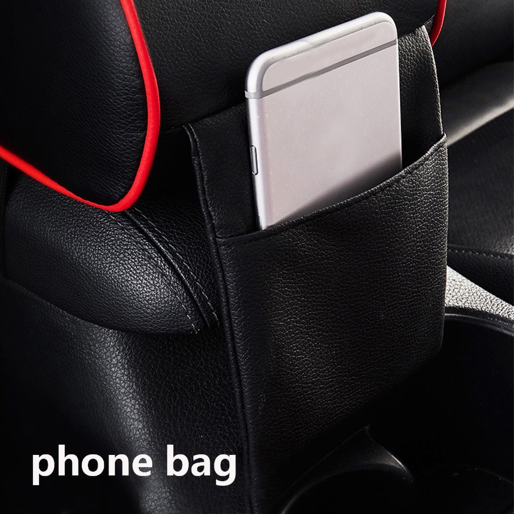 Bantal Siku Sandaran Tangan Mobil Car /Alas Bantal Tangan Arm Rest TEBAL Kulit Lembut Premium/Pad Sandaran Tangan Pusat Mobil Kulit Universal Kotak