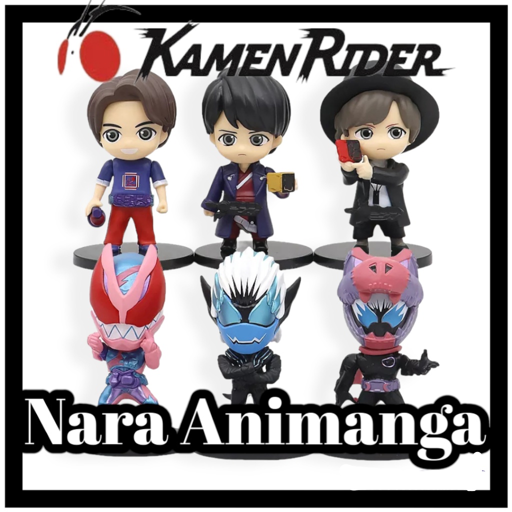 Nara Animanga Action Mini Figure Tokusatsu Kamen Rider Revice Saber