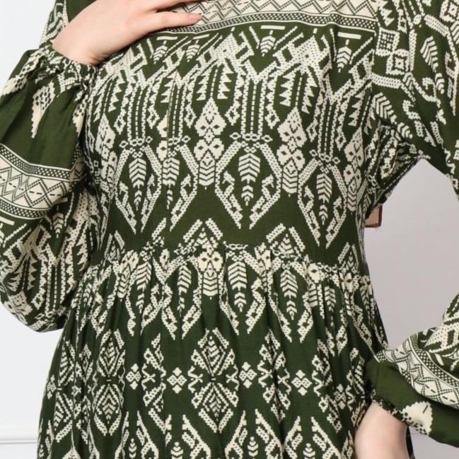 Gamis Baneska Busui Qory Series - New-Qory Green, M
