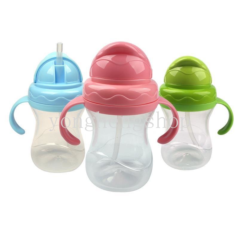 Botol Minum Bayi / Anak Anti Tersedak Dengan Sedotan