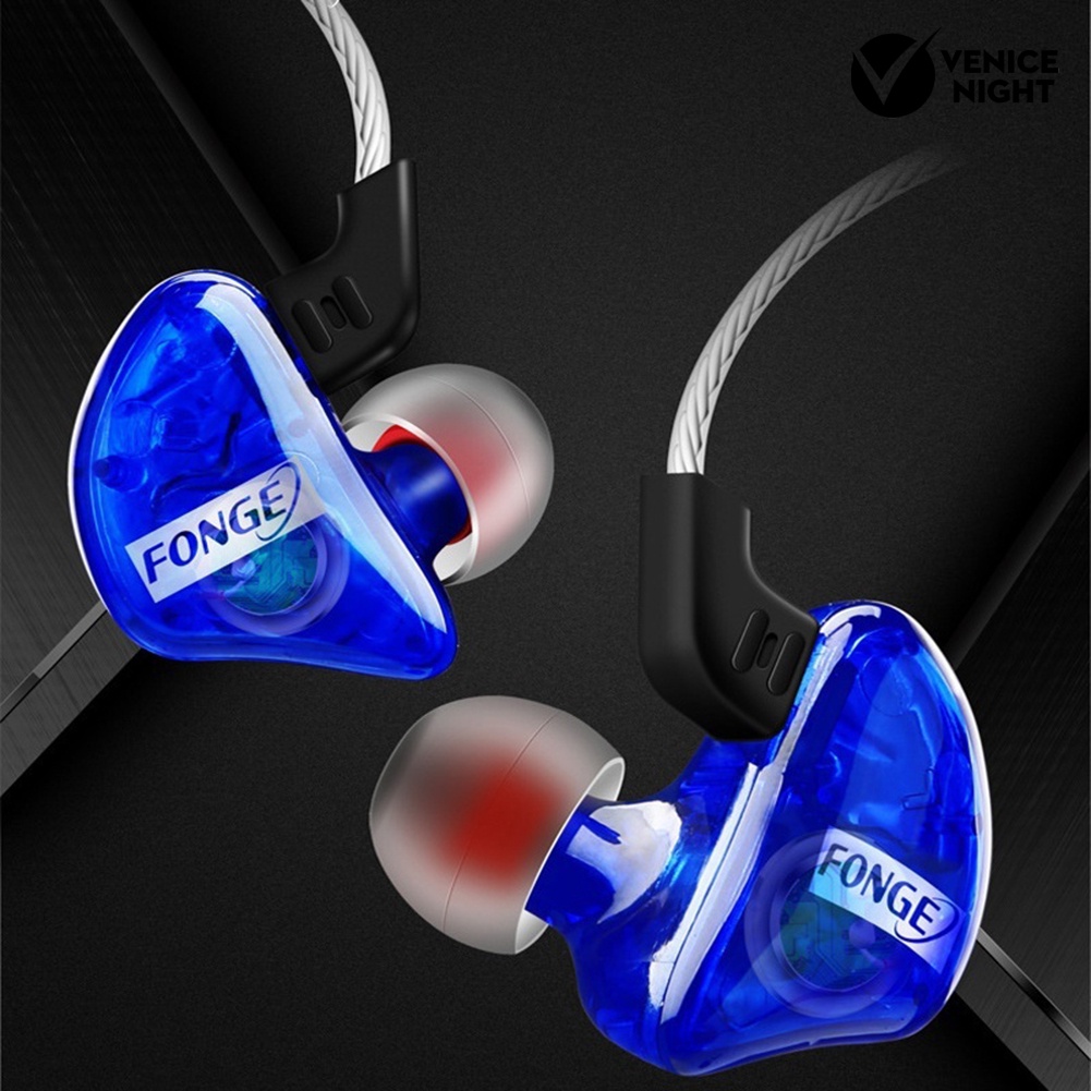 (VNEP) (Berkabel) Tahan Air Sport Super Bass Earphone In Ear HiFi Earbuds dengan Mic untuk Smartphone