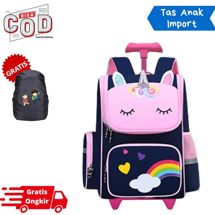 Tas Koper Anak Perempuan Tas Trolley Anak SD