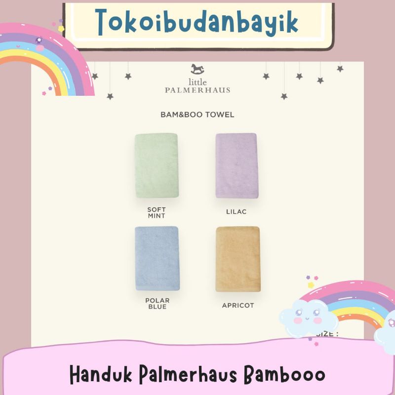 Bam &amp; Boo Bamboo Towel Big Size 70 x 140 2.0 by Little Palmerhaus