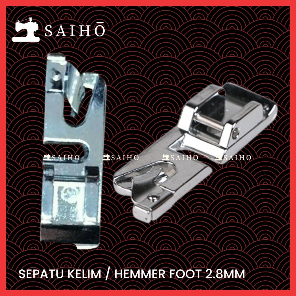 Sepatu Kelim Lipat F-Strong untuk Mesin Jahit Portable