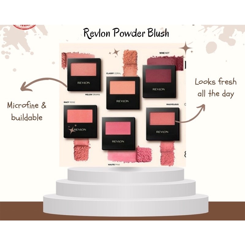 Revlon Powder Blush With Brush 5g